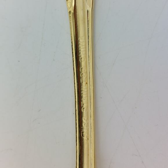 Alco Gold Tone Flatware Hollywood Regency 18 Pcs. Forks - Picture 3 of 16